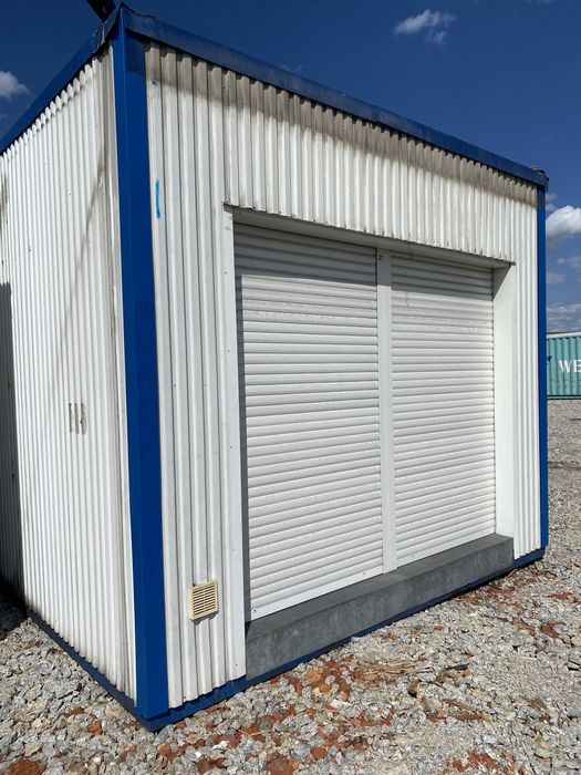 Pawilon handlowy kontener z roletami 10,5 m2
