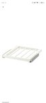 IKEA pax wieszak na spodnie 50x58cm