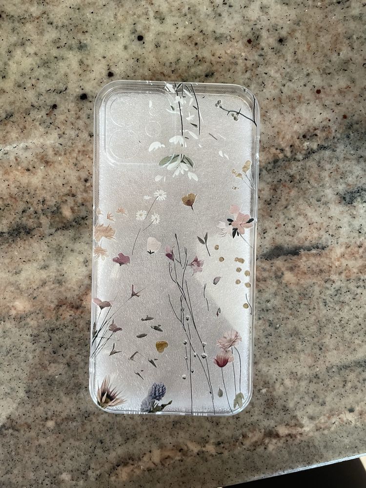 Etui iphone 12 floral boho kwiaty