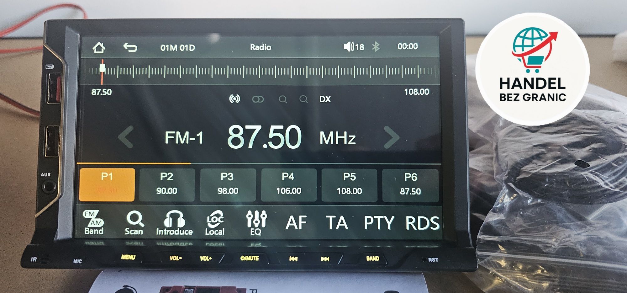 Radio samochodowe z odtwarzaczem MP5 Android 2din