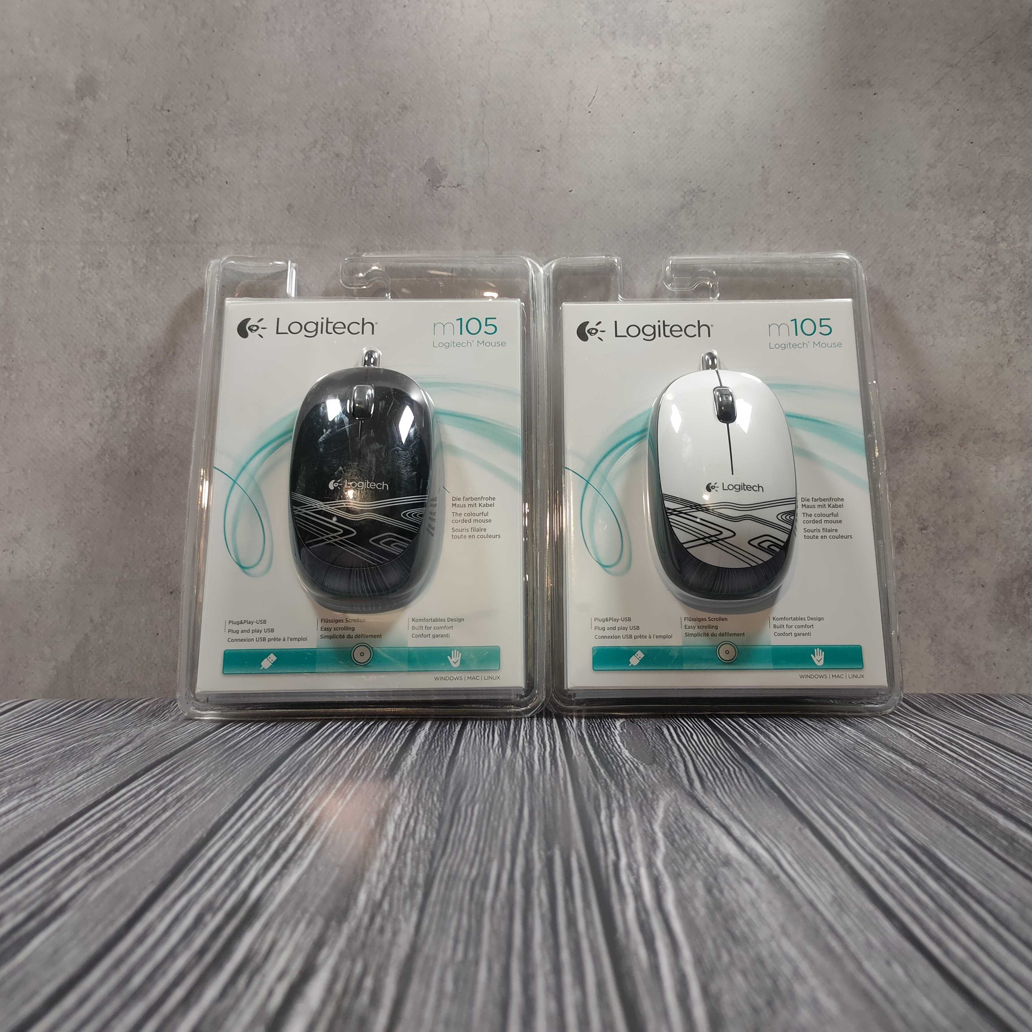 Logitech Мишка, Миша M105 Wired USB Mouse нова