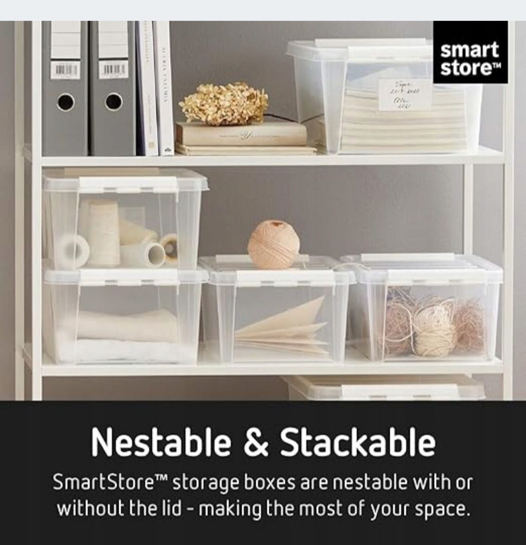 Pojemnik SMARTSTORE "Classic 3", plastik, przezroczysty, 3l , 7 szt