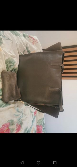 Torebka skóra naturalna shopper