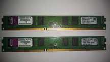 Pamięć 8GB (2x4GB) DDR3 KINGSTON  low profile