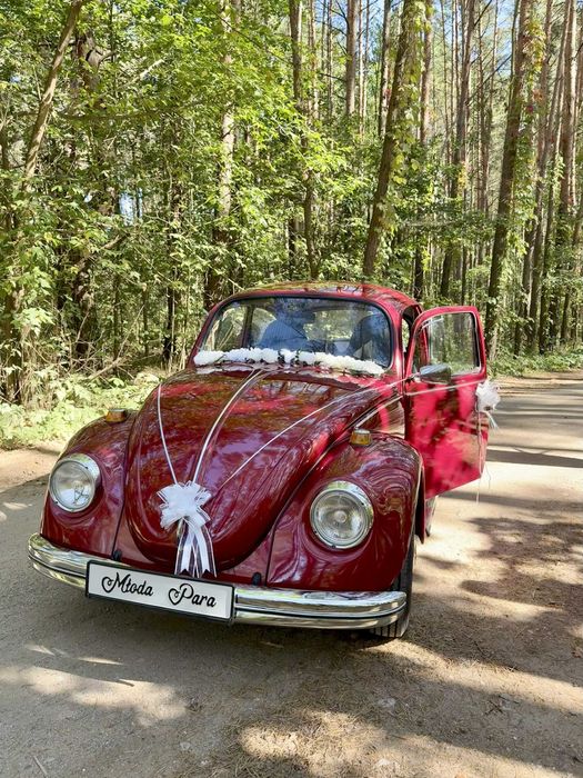 Zabytkowy Klasyk VW Garbus wynajem do ślubu, na sesje i inne okazje