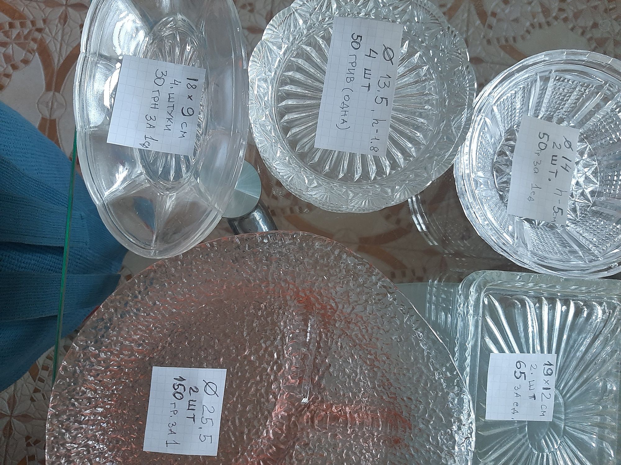Глиняная и стеклянная посуда