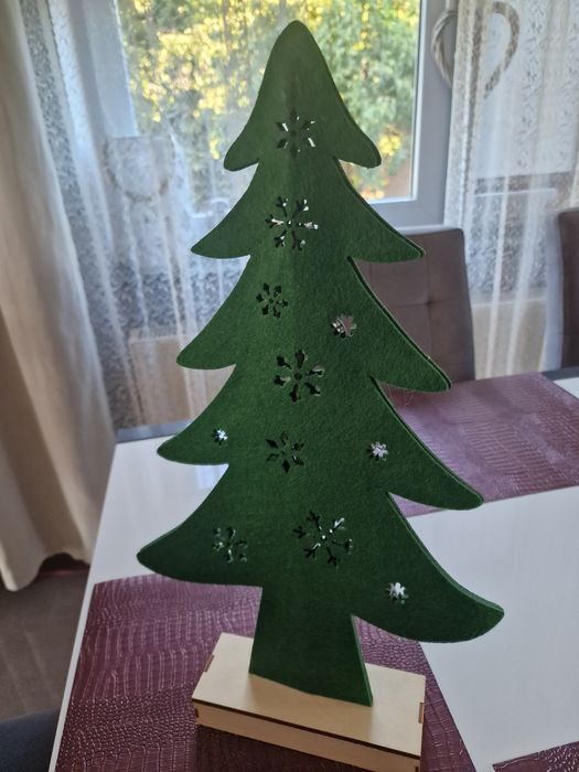 Filcowa swiateczna choinka led SMUXEE
