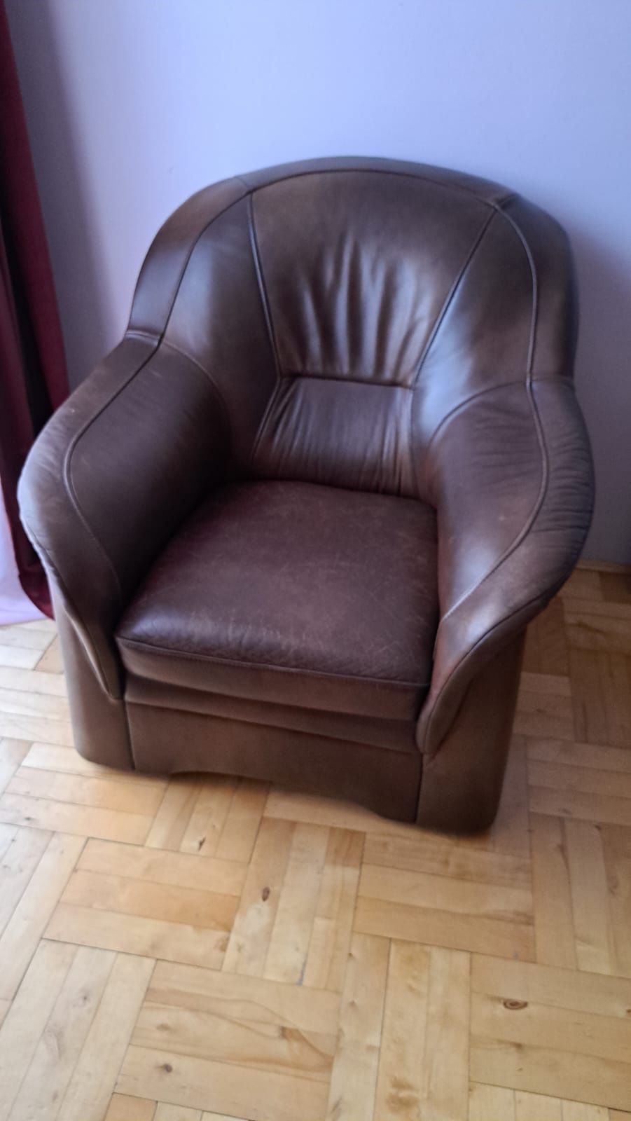Fotel skórzany  jednosobowy
