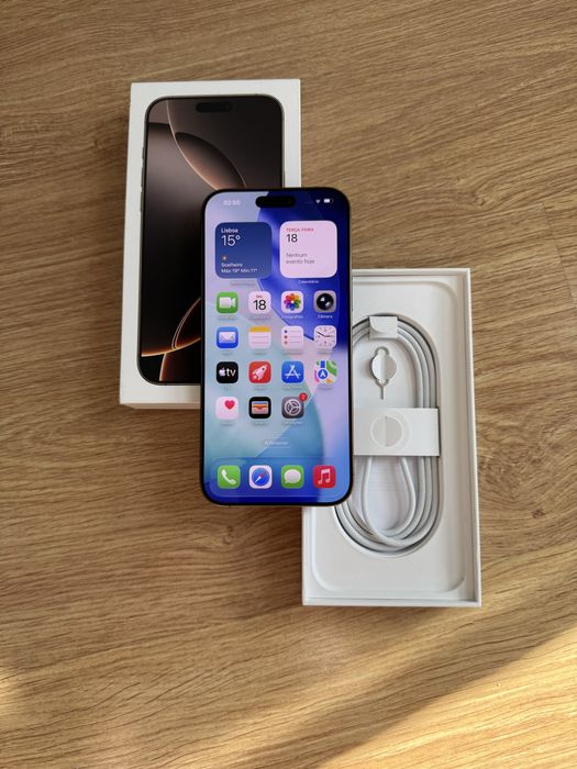 Iphone 16 pro max de 256gb com fatura e garantia ( Como Novo)