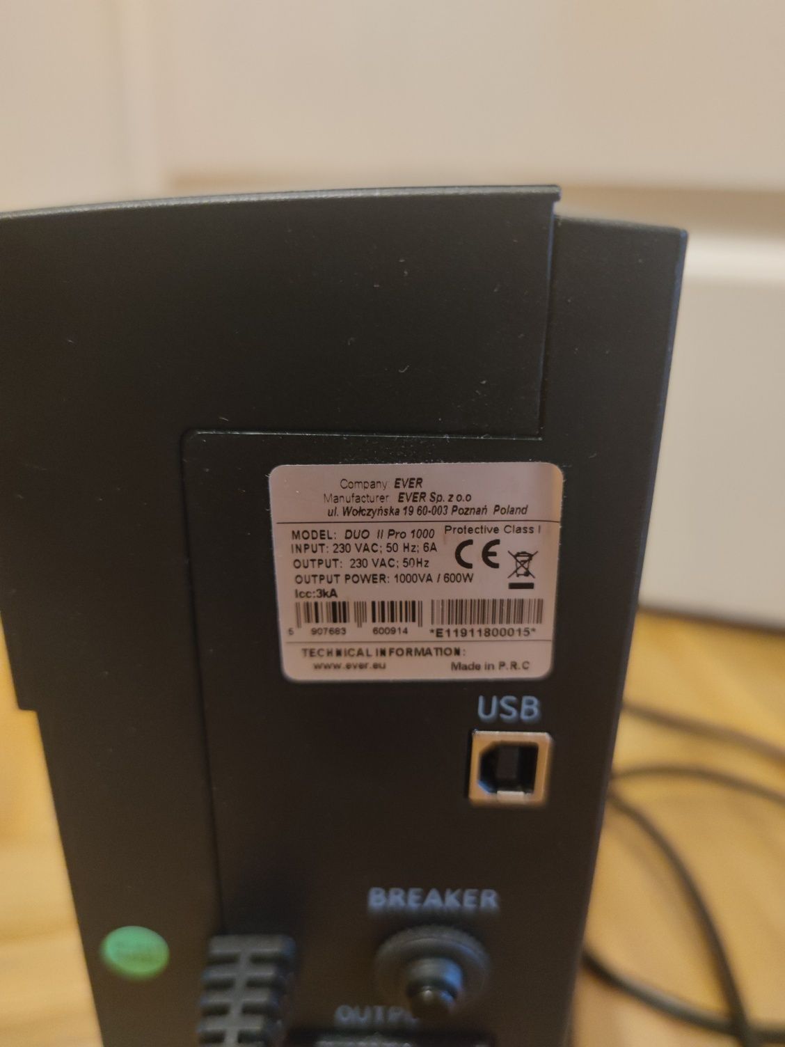 UPS EVER DUO 2 pro 1000