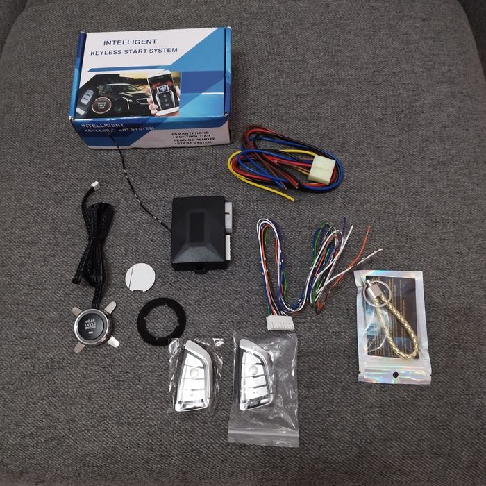 Kit fecho central de portas com botão star and stop