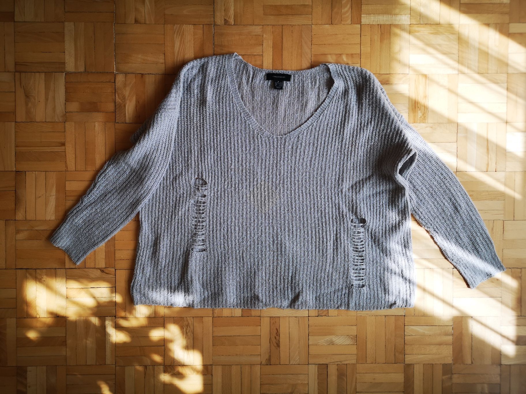 Szary Sweterek oversize 36