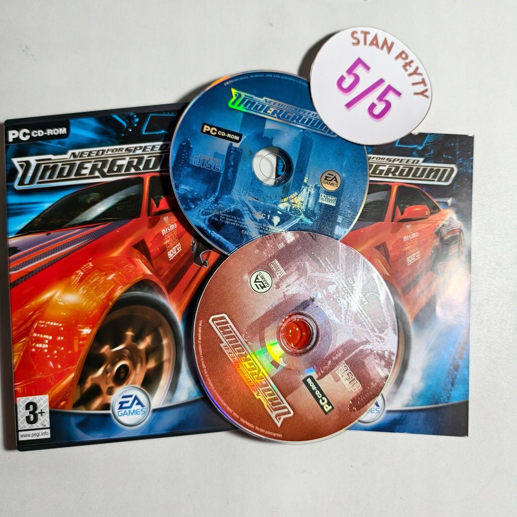gra pc - need for speed underground pc super stan - ang