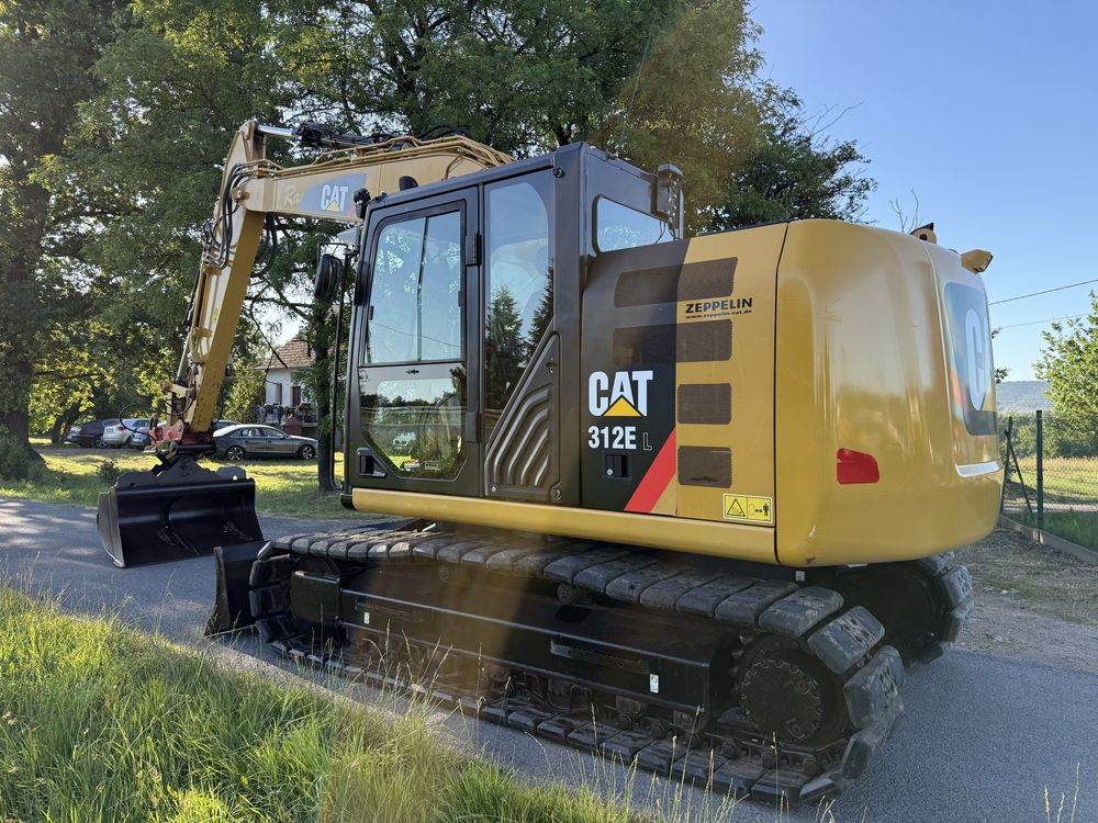 Minikoparka Caterpillar CAT 312 EL z Niemiec 15ton długie ramie