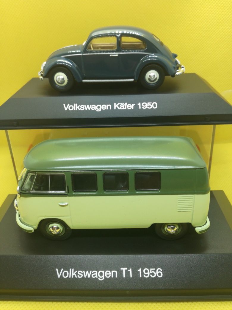 Conjunto miniaturas 1/43 VW em estado novo