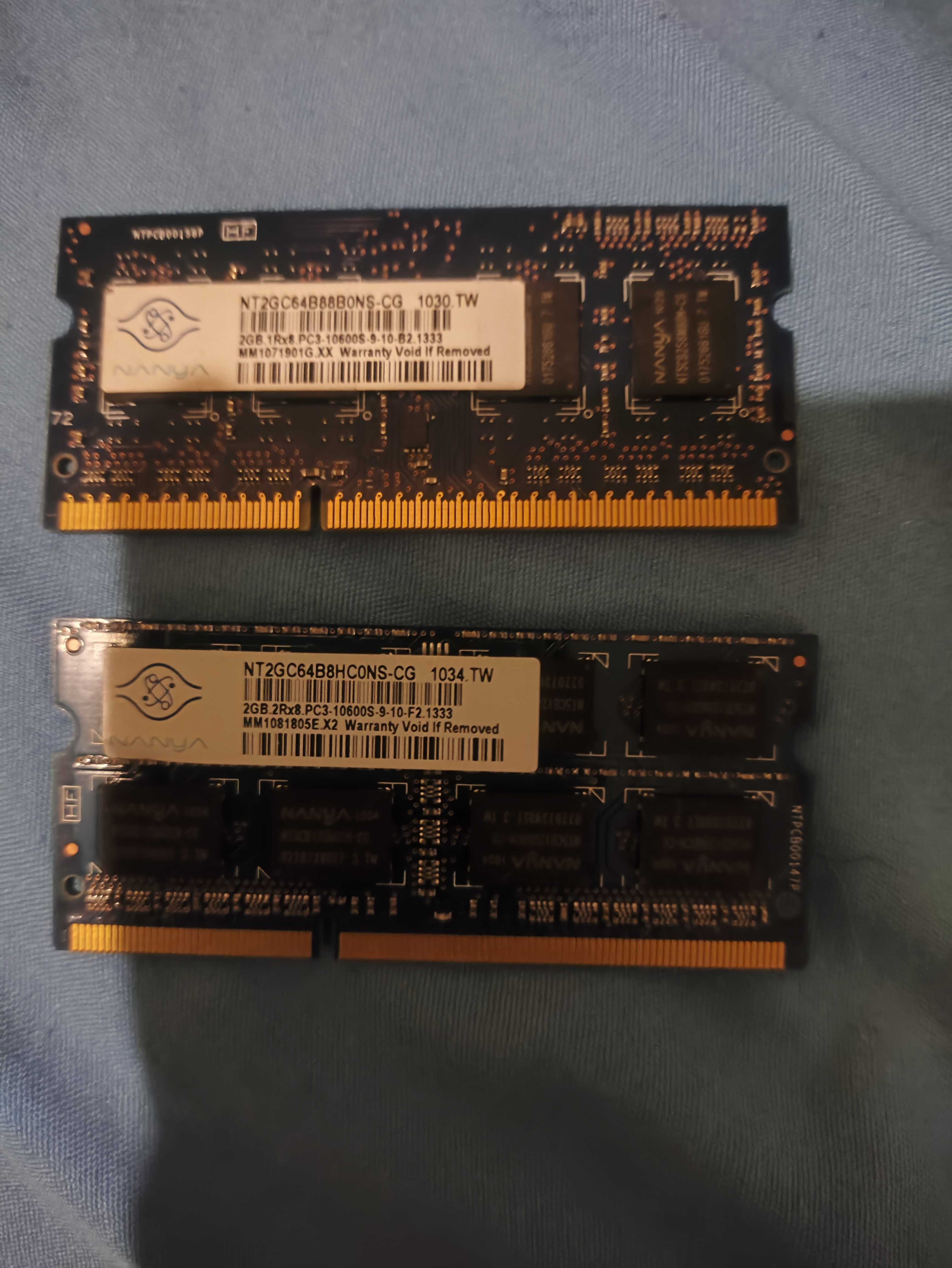 Pamięć RAM DDR3 1333MHz 4 GB Zestaw tych samych Hynix Pary