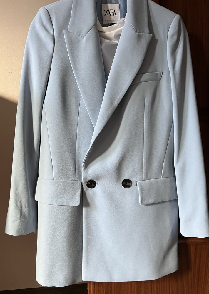 Zara xs marynarka niebieska