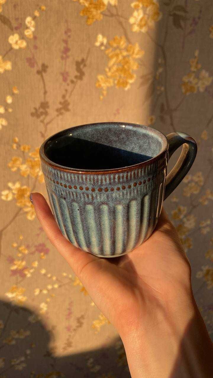 Чашка керамічна для кави, чаю, горнятко. Сканді стиль