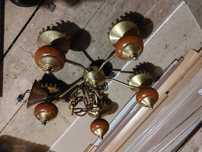 Stara lampa. Żyrandol.