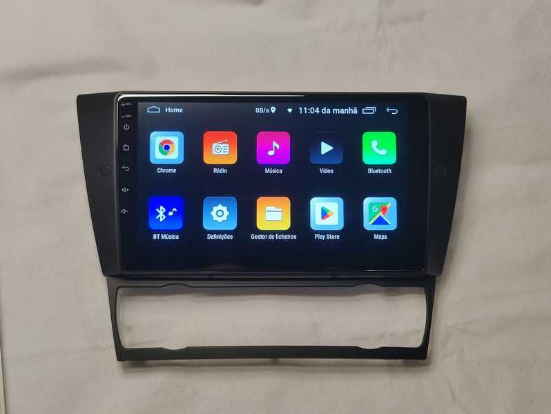 Rádio 2 DIN Android para BMW Serie 3 E90 E91 E92 E93 - Novo Garantia