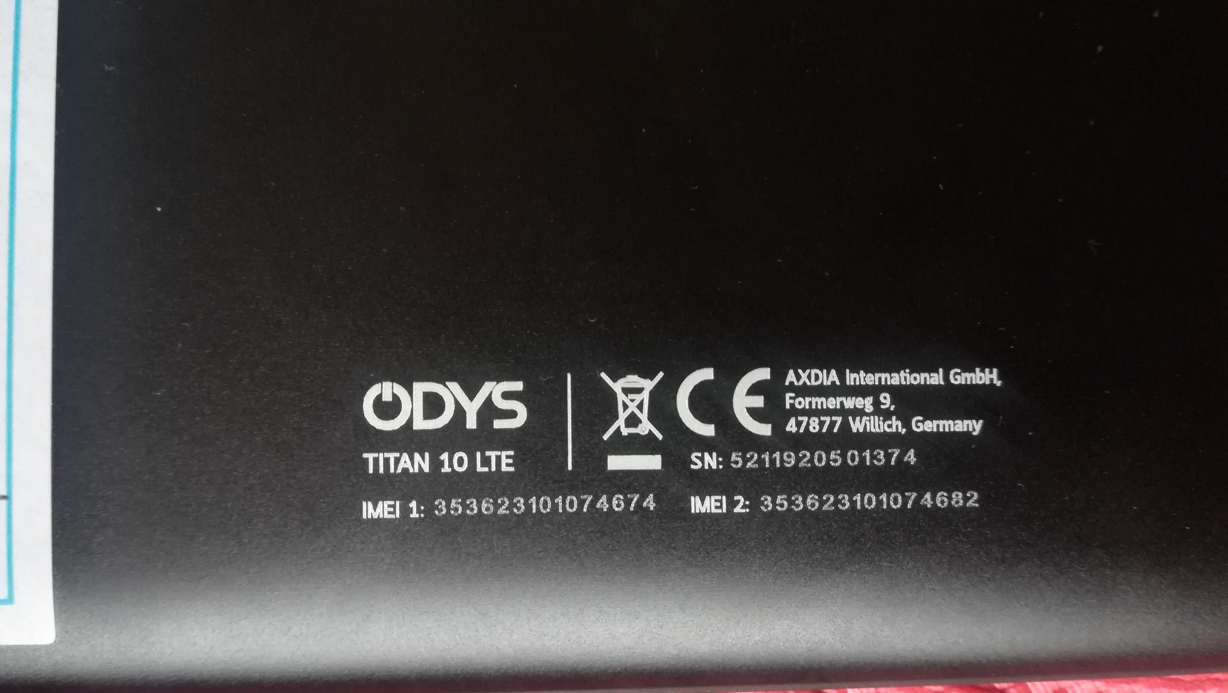 Tablet Odys  model Titan 10 LTE okazja!!!