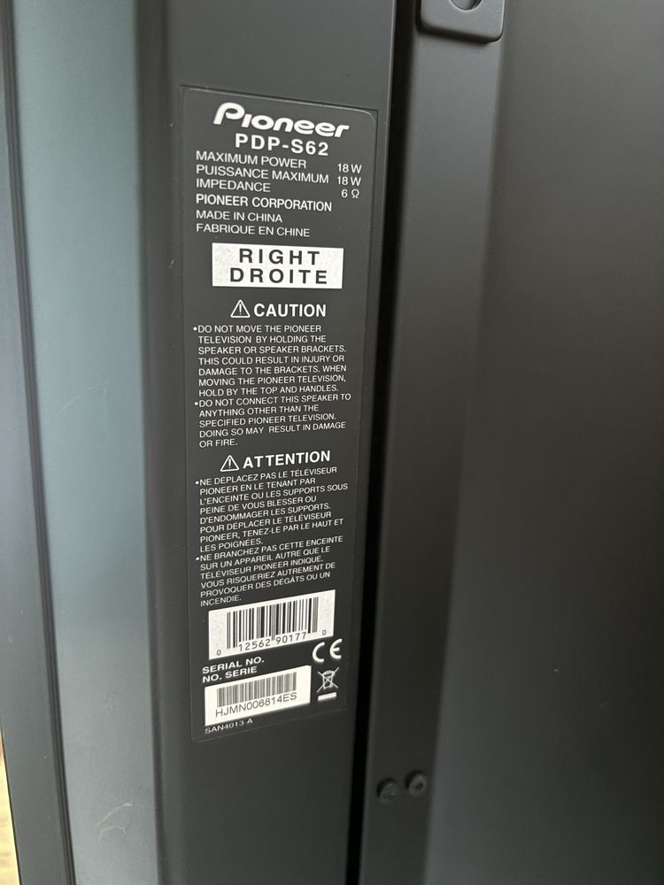 Telewizor plazmowy Pioneer 50’