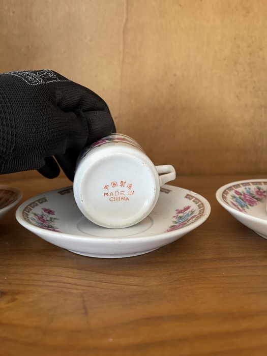 Conjunto de chávenas de chá