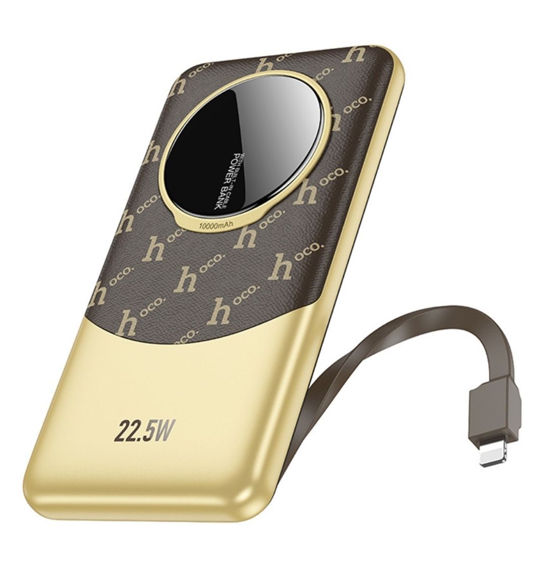 Power Bank Hoco Q29 10000 mAh: Быстрая зарядка + встроенный Lightning