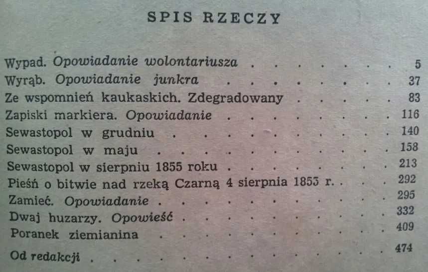 Opowiadania Sewastopolskie i inne - Lew Tołstoj