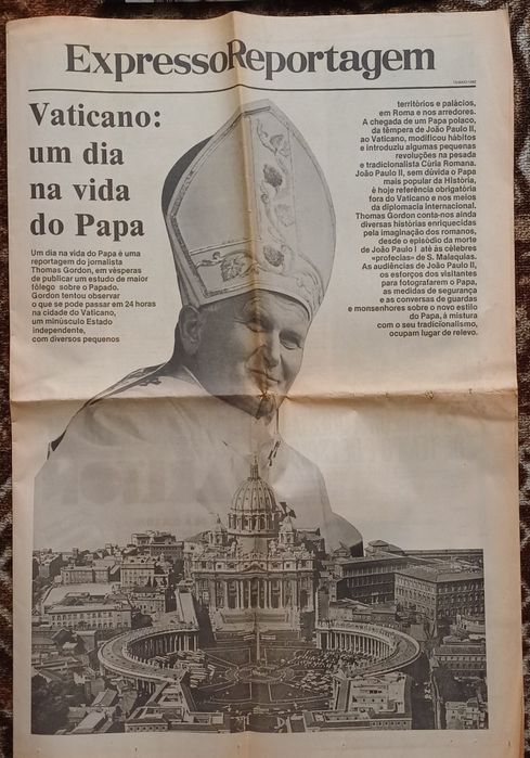 Católicos Papa João Paulo II 3 Jornais da Visita a Portugal