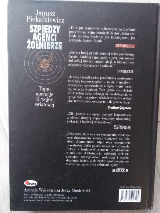 "Szpiedzy, agenci, żołnierze" Janusz Piekałkiewicz