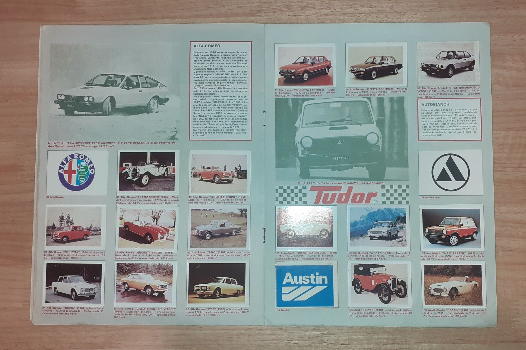 Quattroruote Flash - cromos do mundo automóvel - Caderneta