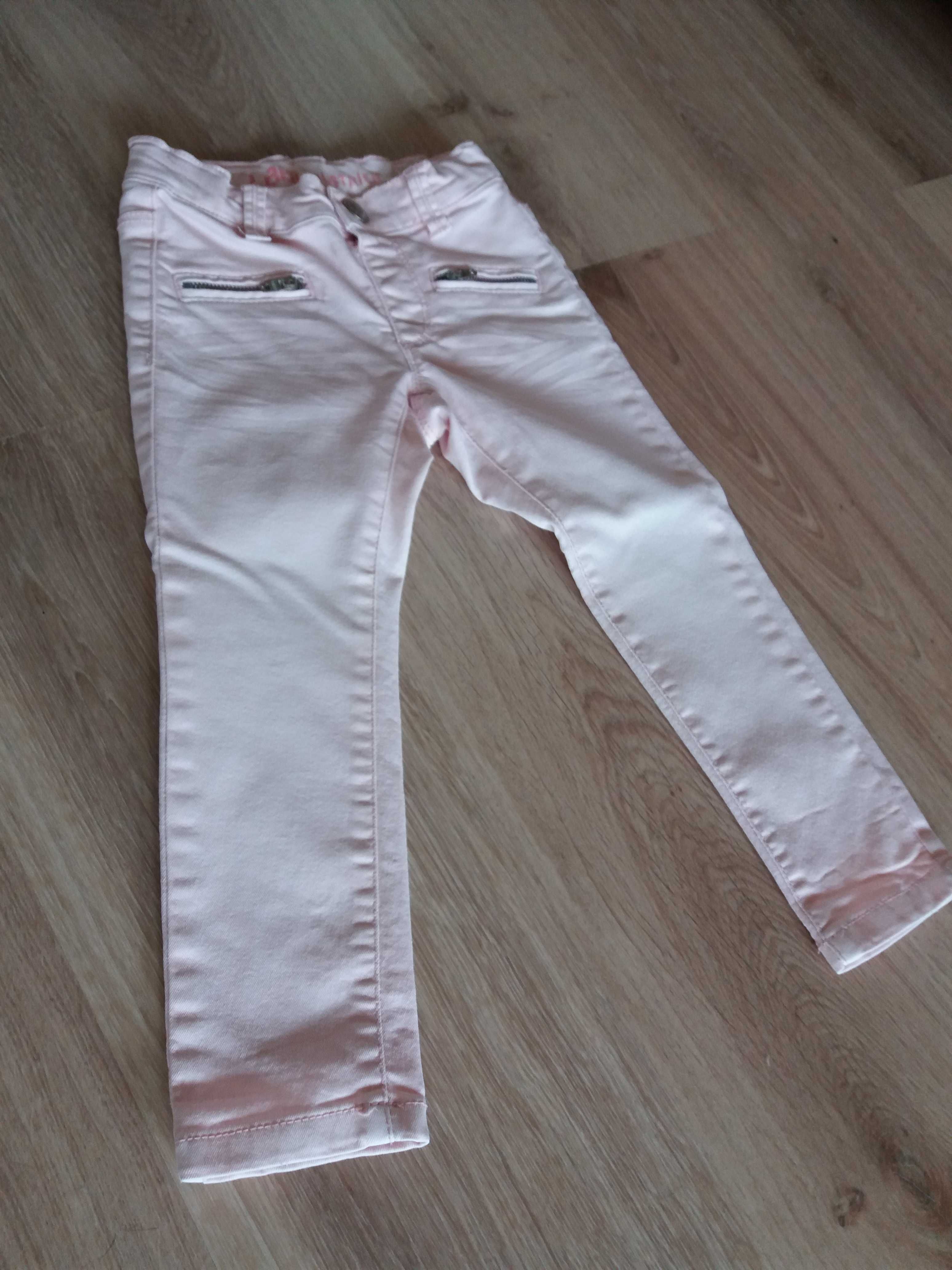 Spodnie dżinsowe różowe Kappahl rozmiar 98