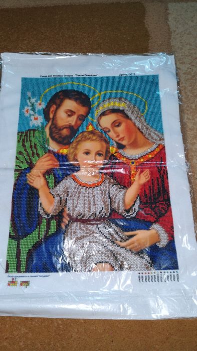 Ікона ручної роботи з бісеру