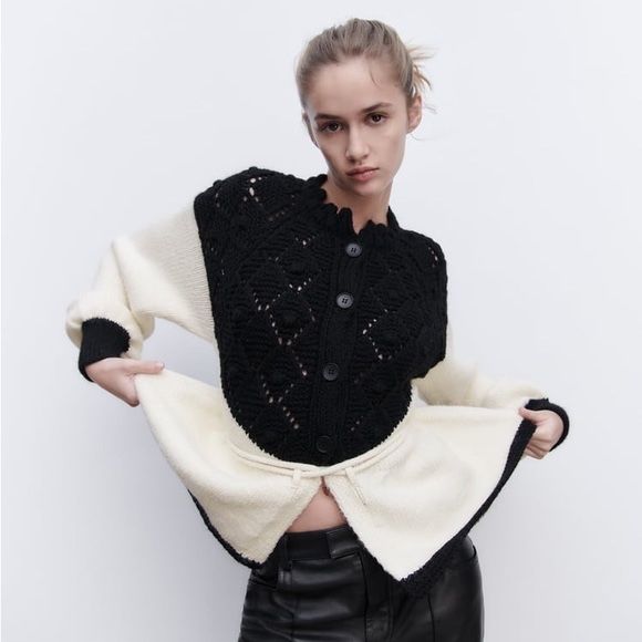 В'язаний кардиган ZARA