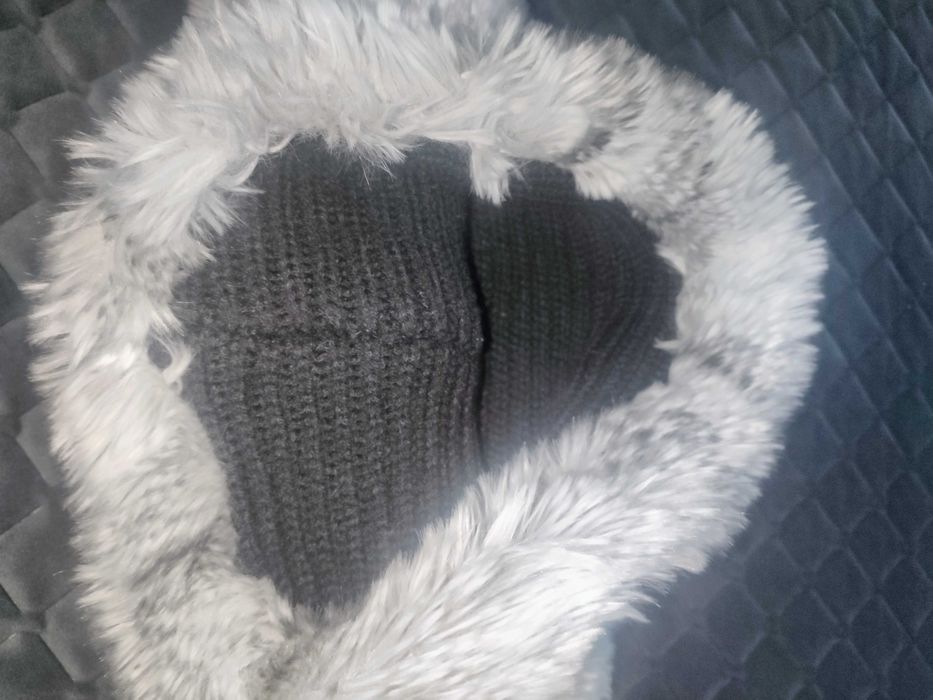 komin szalik futro j. nowy + gratis ciepły i miękki *Reserved, Mohito*