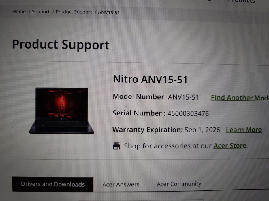 Notebook Gamer Acer Nitro V15 - RTX 4060 / i5 / 32GB RAM / 1TB SSD