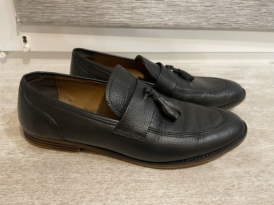 Лофери з натуральної шкіри 44 р