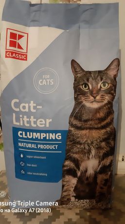Наповнювач бентонітовий  для туалетів Cat-Litter 10 kg Австрія