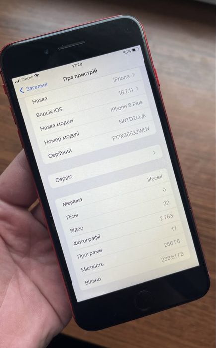 Iphone 8 Plus 256gb Red Neverlock