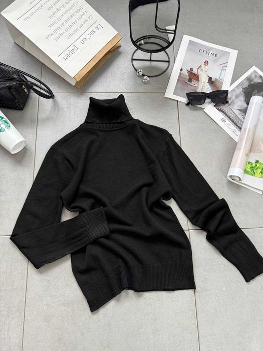 Жіночий трикотажний гольф з горлом гольфік з коміром