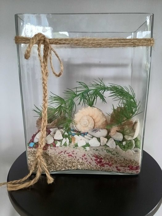 akwarium szklane 20x25x10 cm