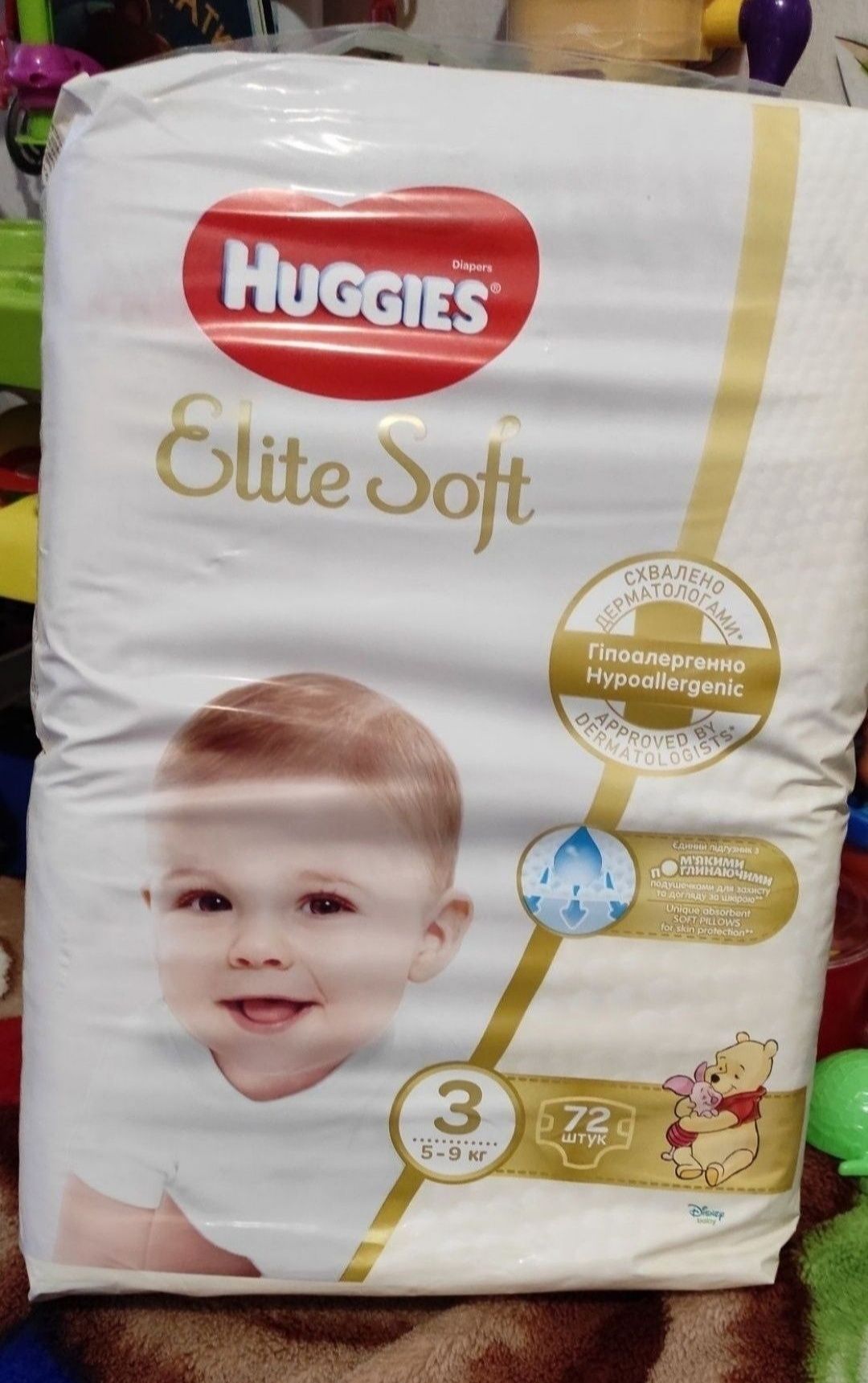 Підгузки Haggies elite soft 3