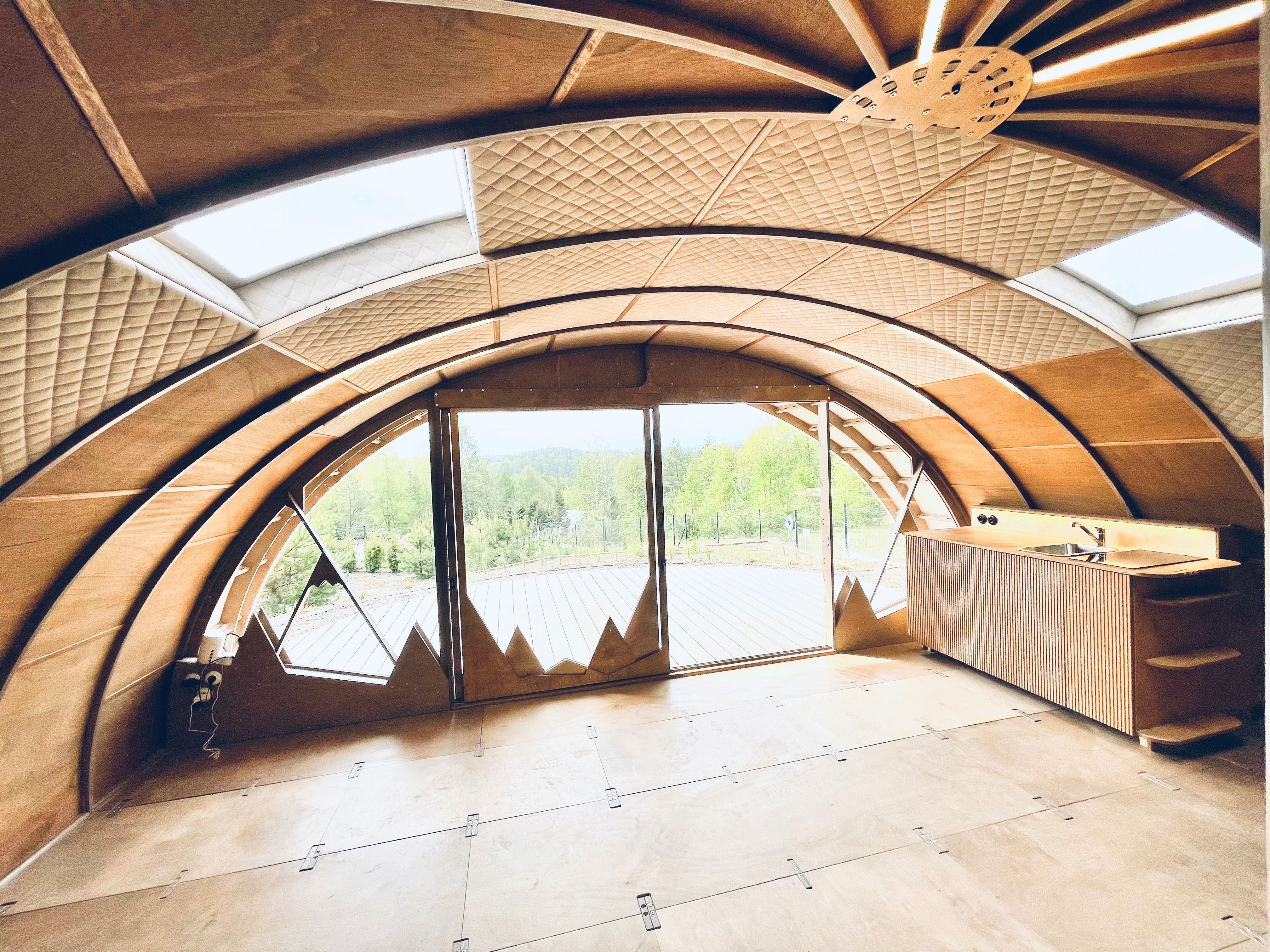 Konstrukcja drewniana- szklarnia, domek, sauna, szkielet konstrukcji.