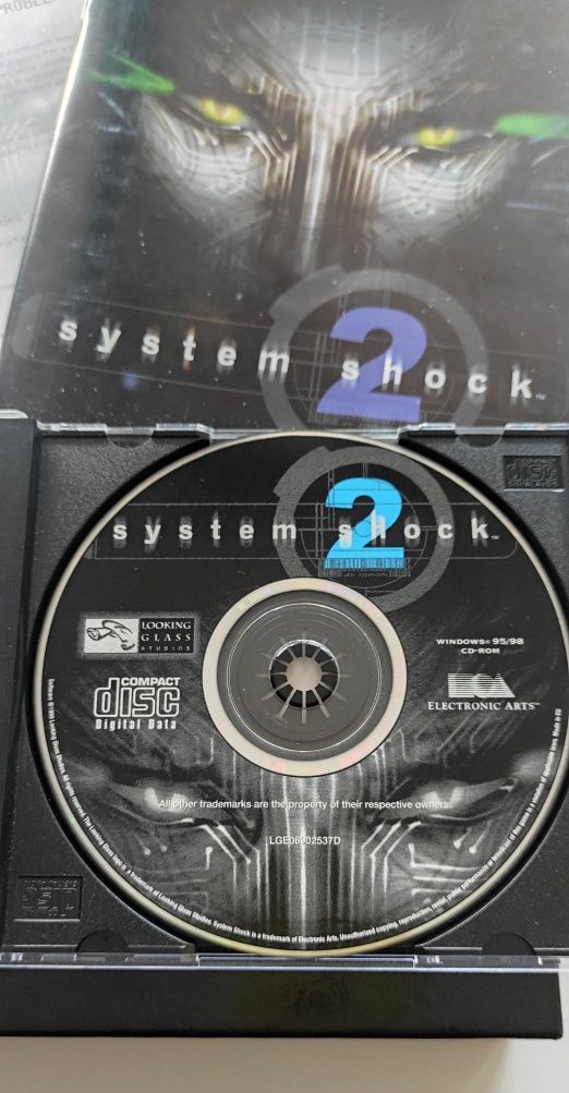 Gra komputerowa System Shock 2 - BIG BOX z 1999 r. UNIKAT - Komplet