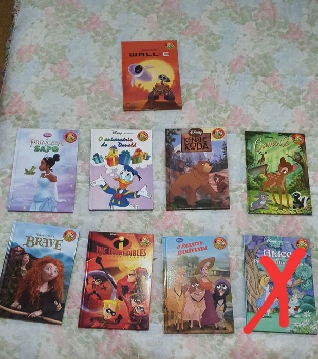 Livros desenhos animados da Disney