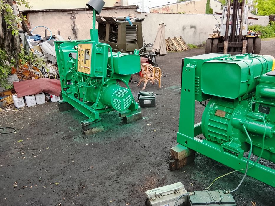 Agregat Prądotwórczy z AVR 44 45 kw do 50 60 kva 270 godz kilka sztuk