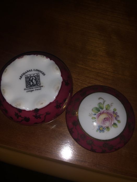 Caixa de limoges francês