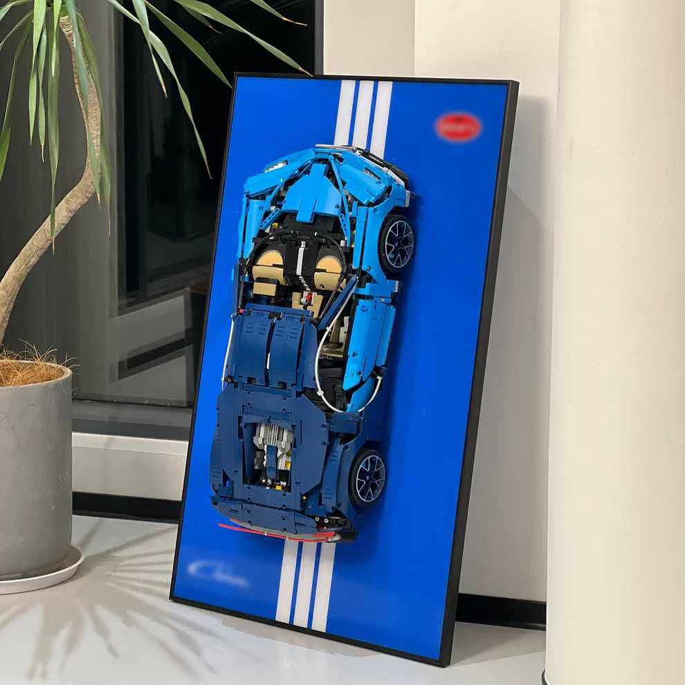 Rama / Ramka do ekspozycji ściennej LEGO Bugatti Chiron 42083