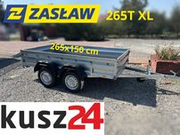 Przyczepka Samochodowa 265x150 ZASŁAW DMC-750 kg TANDEM Full-LED NOWA